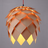 Pendant Lamp - Modern Wooden Artichoke Pendant Lamp