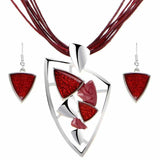 Fashion Jewelry Set - Enamel Gem Jewelry Set